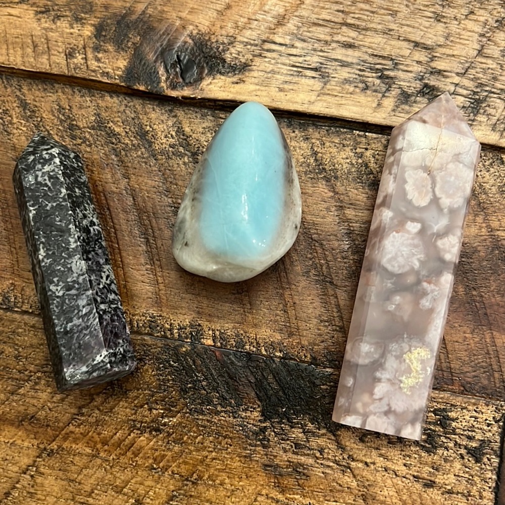 2 tower 1 tumble crystal set